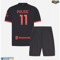 Otroški Nogometni dresi AC Milan Christian Pulisic #11 Tretji 2026-27 Kratek Rokav (+ Kratke hlače)